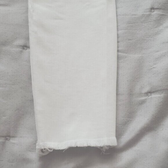 GARAGE DNM- Retro High Waist Skinny Fringe Hem Jeans - Picture 15 of 15